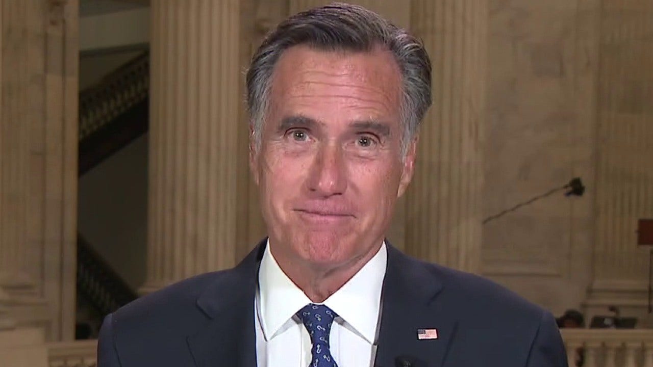 Mitt Romney calls Democrats ‘desperate’ to pass Biden spending bill