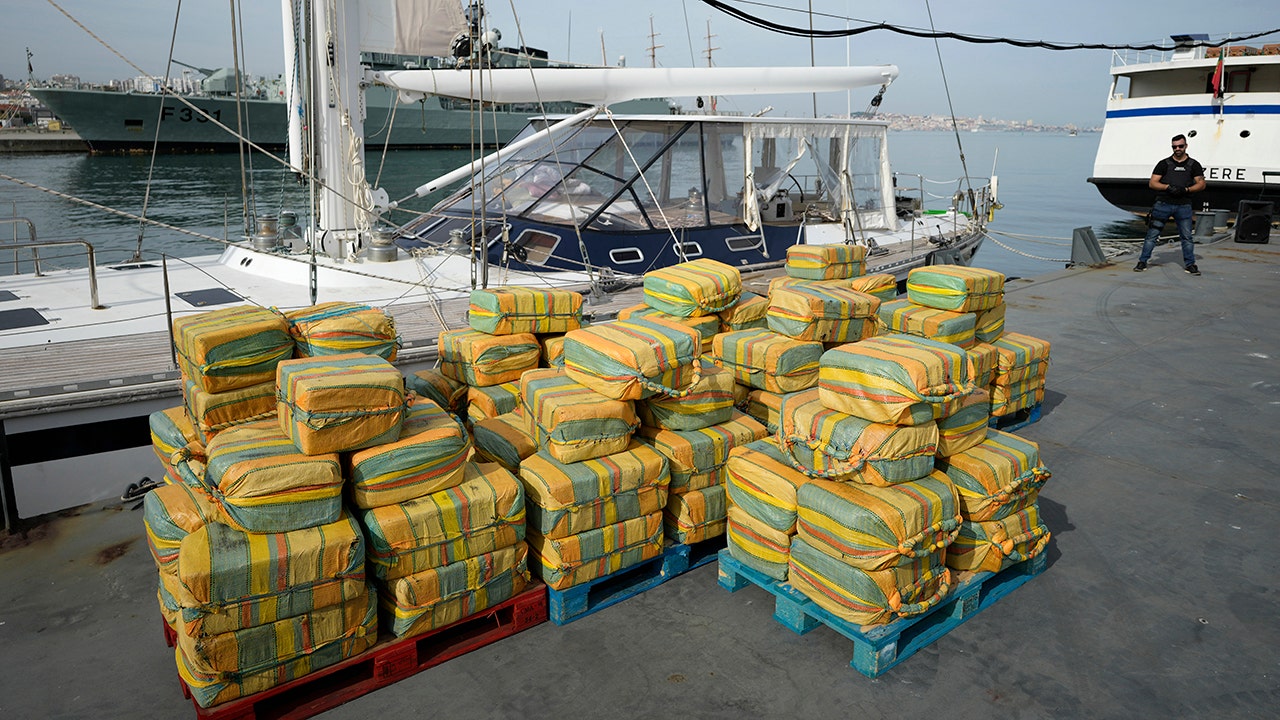 Portuguese police seize 5 tons of cocaine worth $232 million from a yacht in the Atlantic Ocean