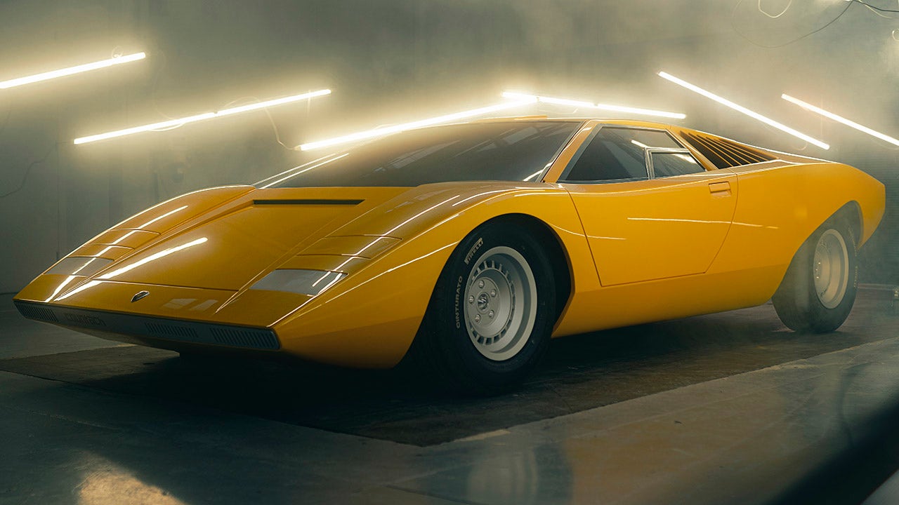 Lamborghini recreates the original Countach it wrecked in 1974