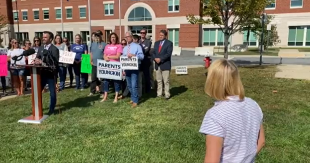 Conservative Loudoun County parents clash with Democratic activist