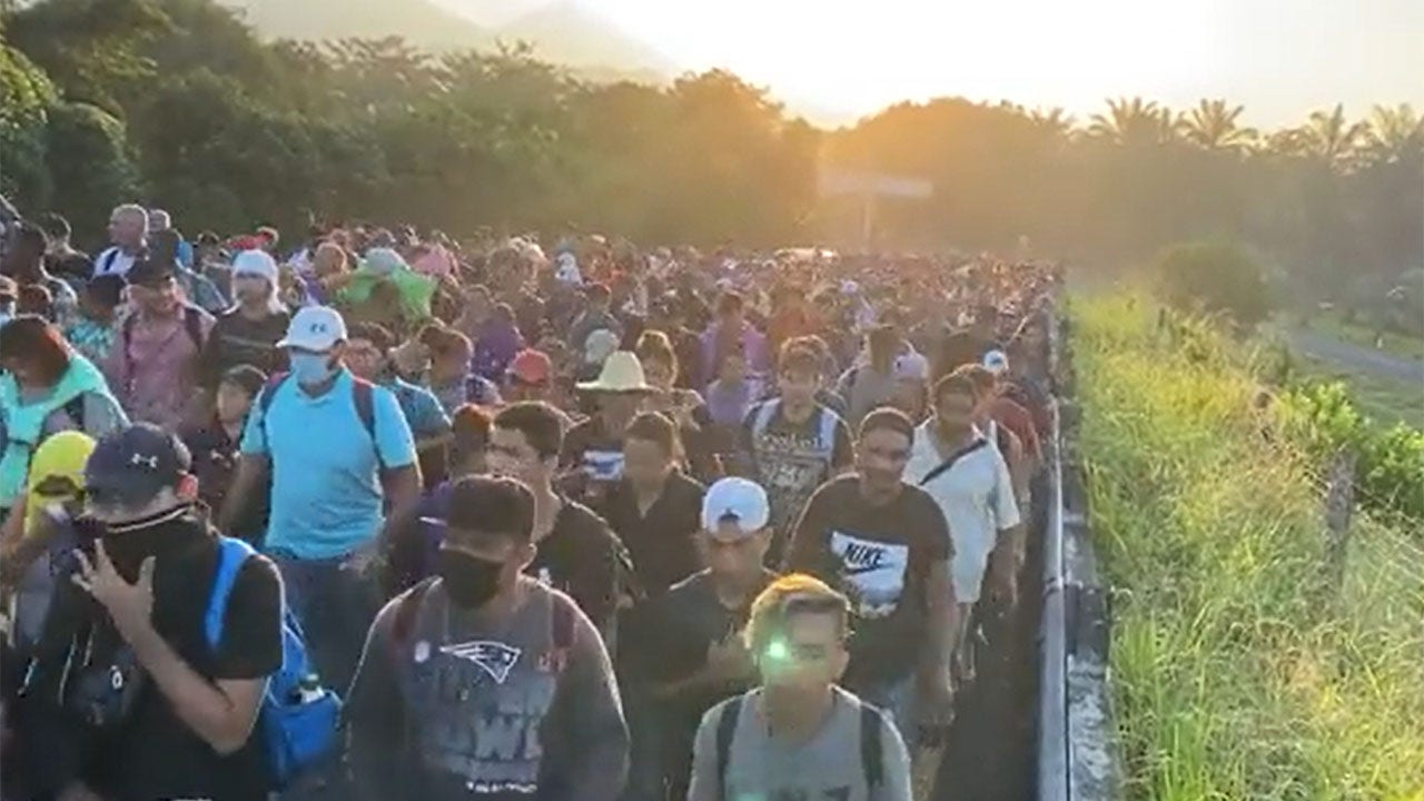 Trump says migrant caravan 'must be stopped' as it moves through Mexico towards US border