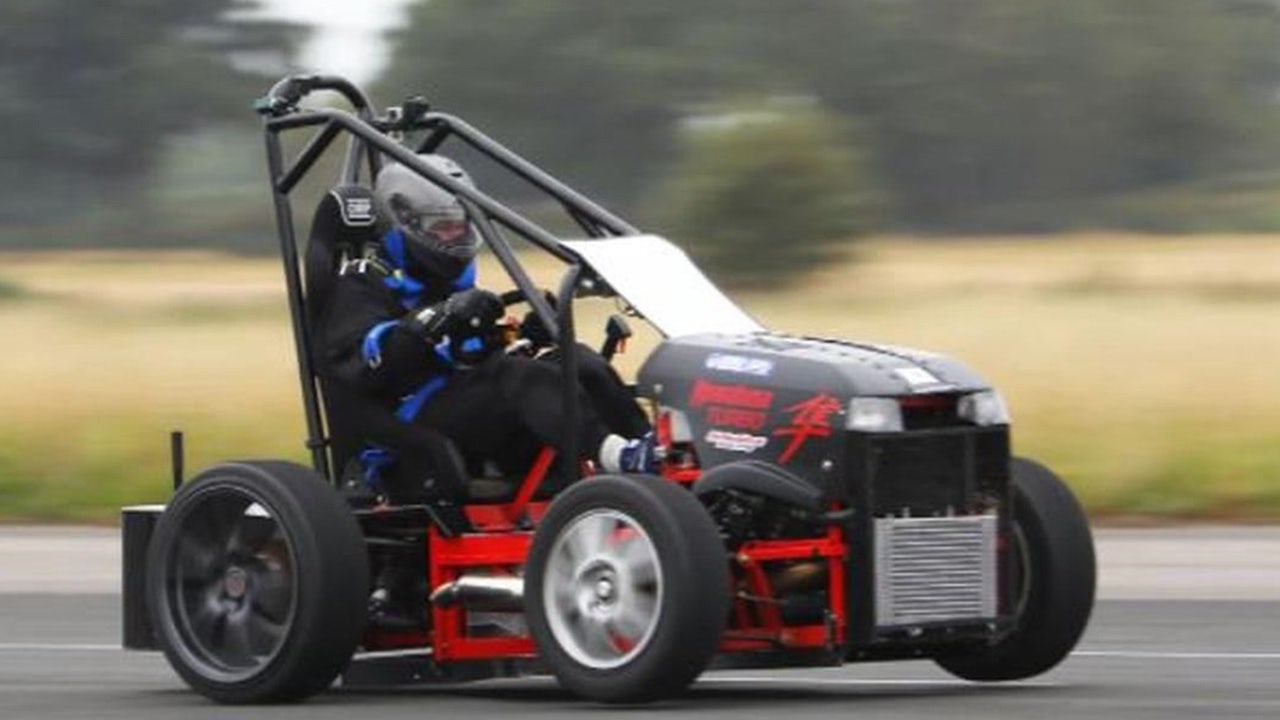 World's fastest lawnmower hits record 143 mph