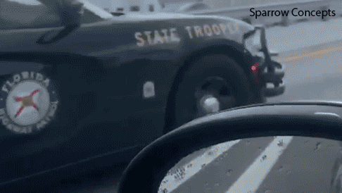 Florida State Troopers seen chasing elderly man riding scooter on Turnpike in viral video