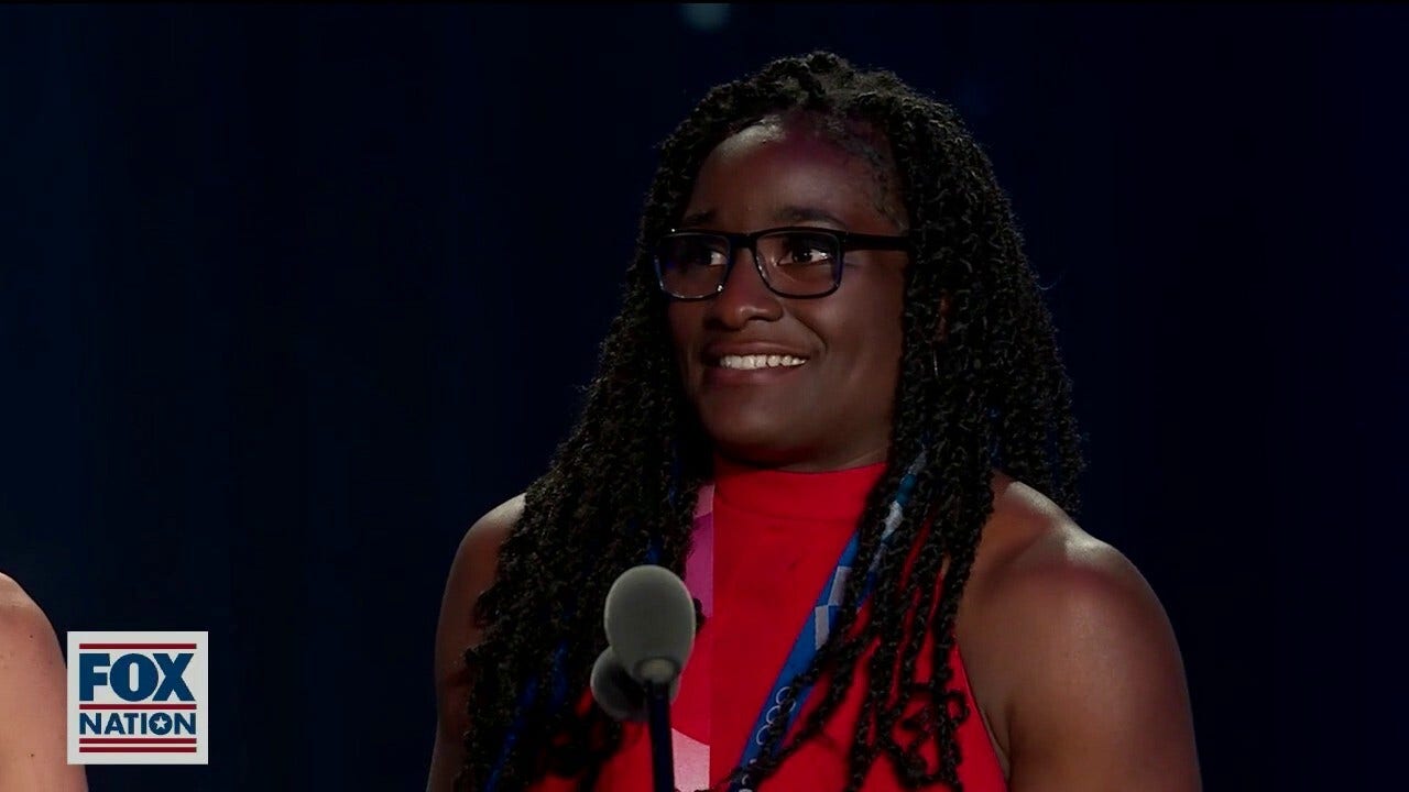 Tamyra Mensah-Stock, first Black female wrestling Olympic gold medalist, wins 'Most Valuable Patriot'