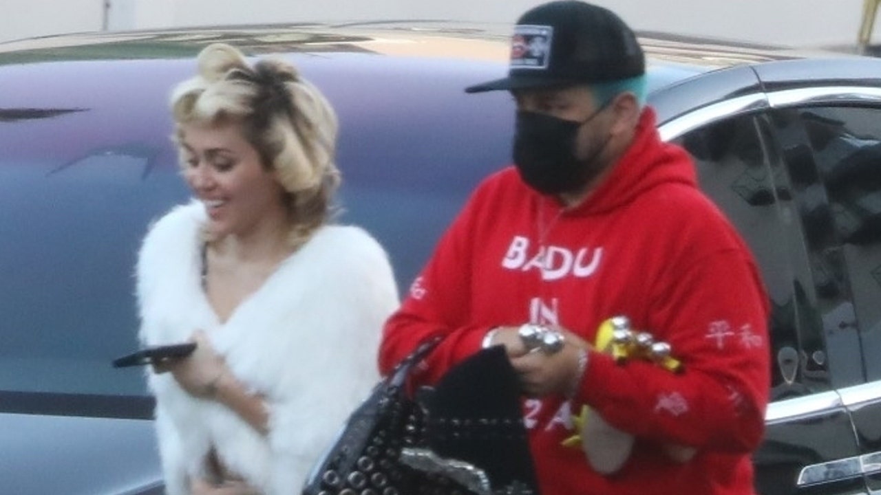 Spotted: Miley Cyrus Wears Furry Boy Shorts And Thigh-Highs