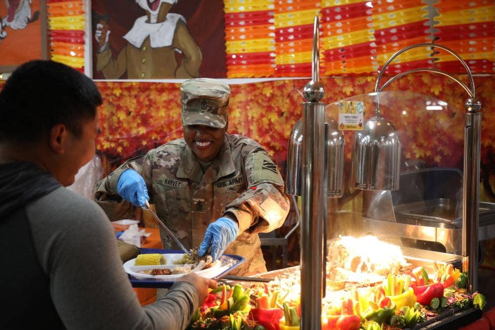 See the pictures: US troops far from home celebrate Thanksgiving across the world