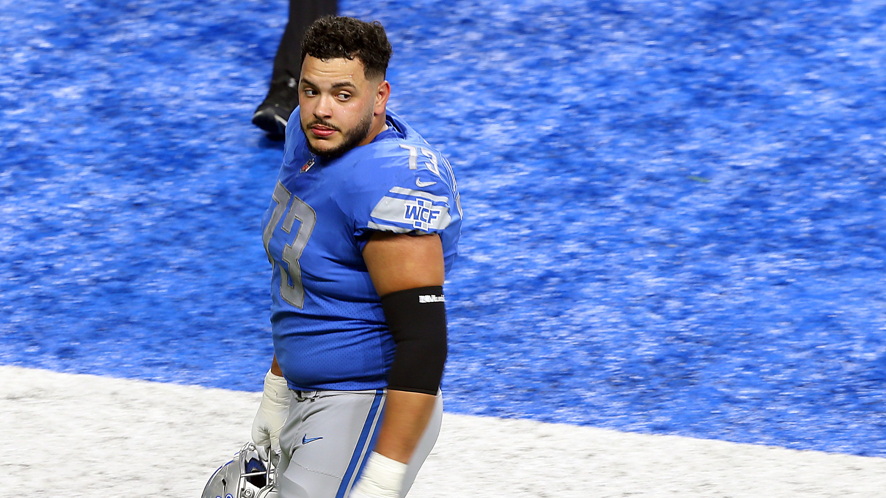 Lions’ Jonah Jackson draws penalty after insulting Jadeveon Clowney’s mother