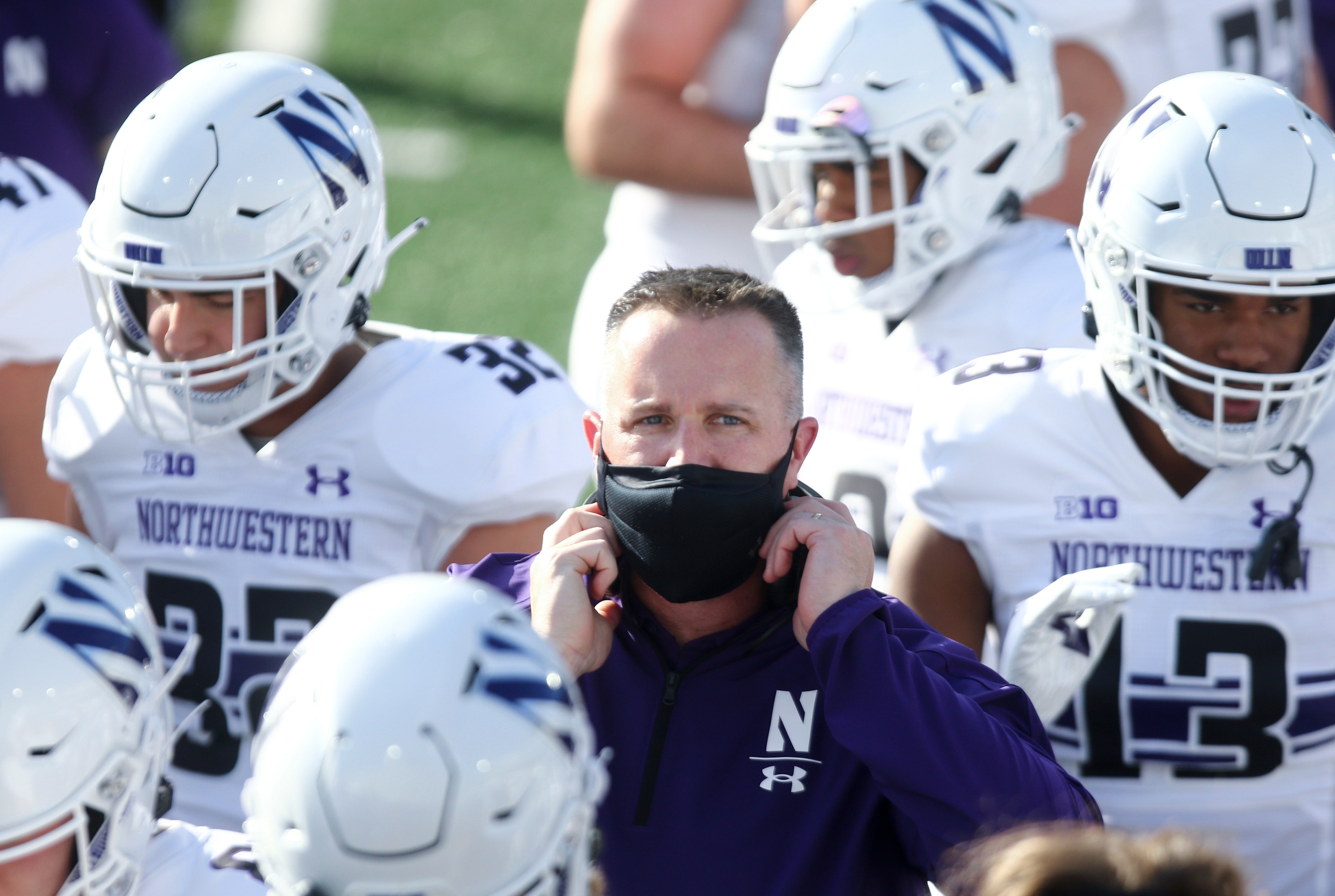 Northwestern football game disrupted when defund the police protesters storm field