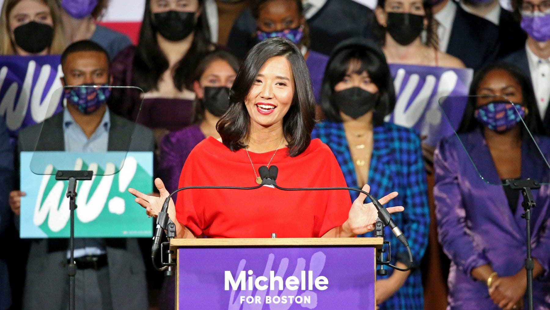 Boston Mayor Michelle Wu lit up on Instagram live by critics over vaccine mandates, COVID restrictions