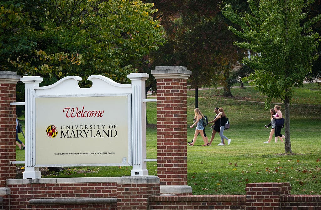 Maryland university admissions graphic separates 'Asian' students from 'Students of Color'