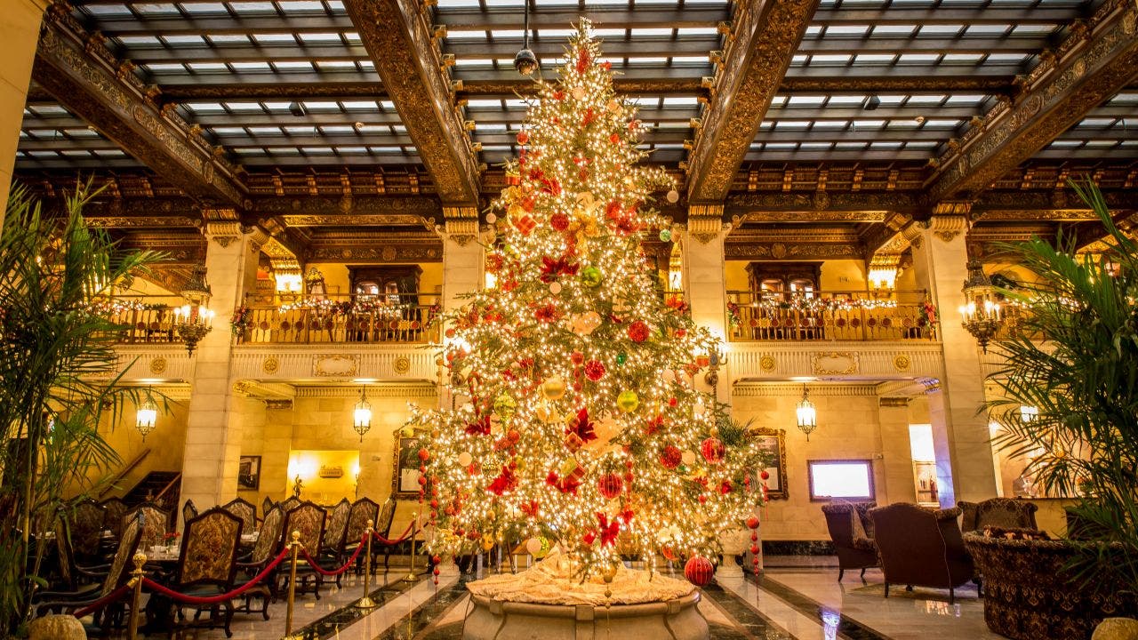 Christmas tree displays across America that are larger than life