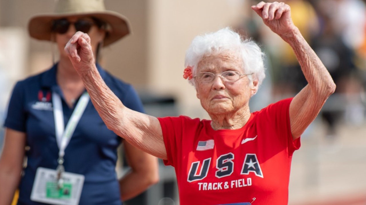 105-year-old Louisiana woman becomes first her age to run 100 meters | Fox  News