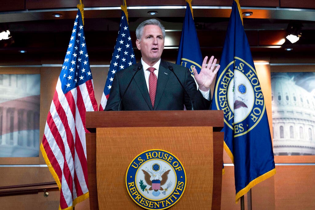 McCarthy slams Biden for failing to condemn 'soft-on-crime' Dems during NYC trip, calls for GOP House majority