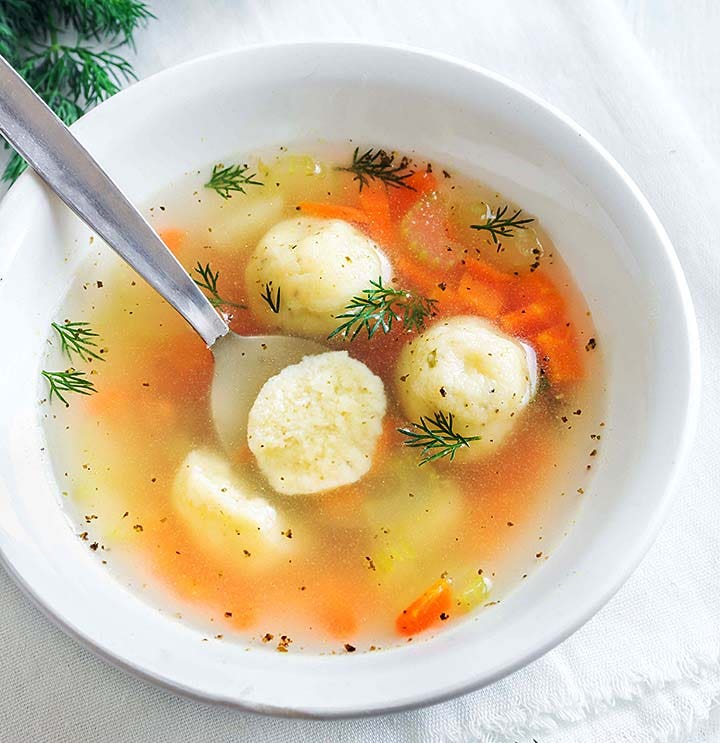 Matzo ball soup recipe that's easy and delicious for Hanukkah celebrations