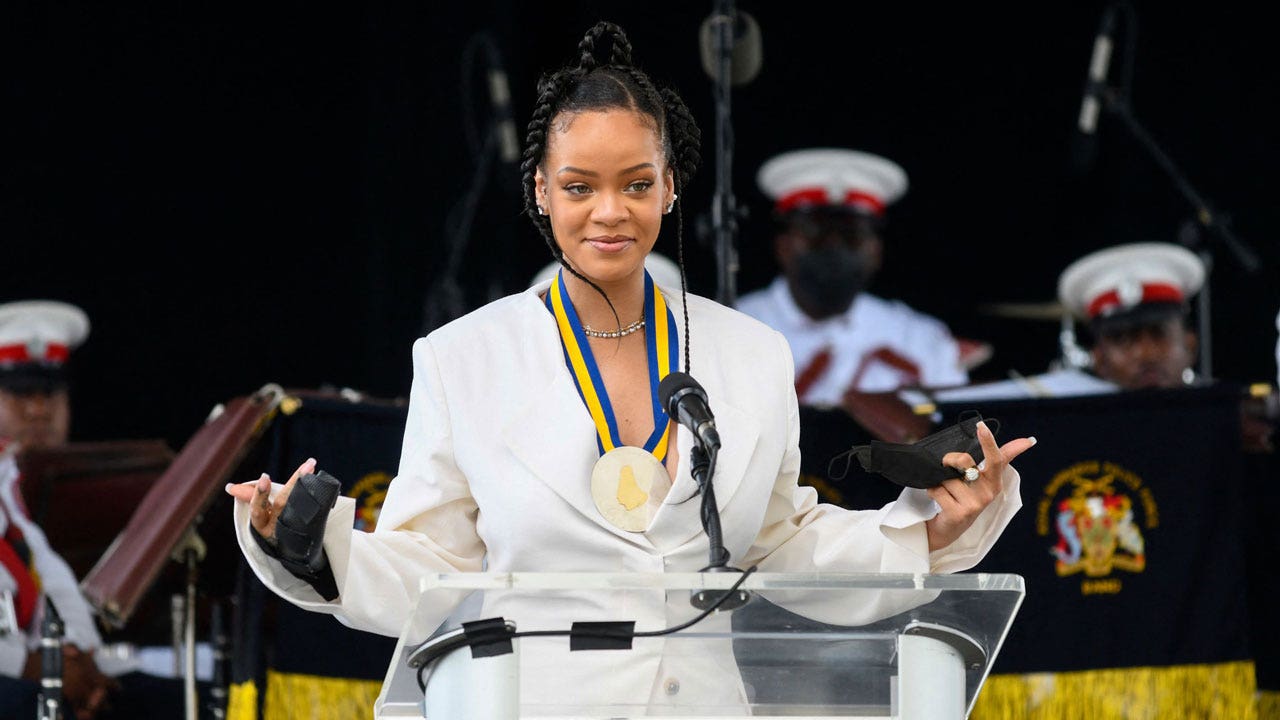 Rihanna named national hero in Barbados, given title of 'the right excellent'