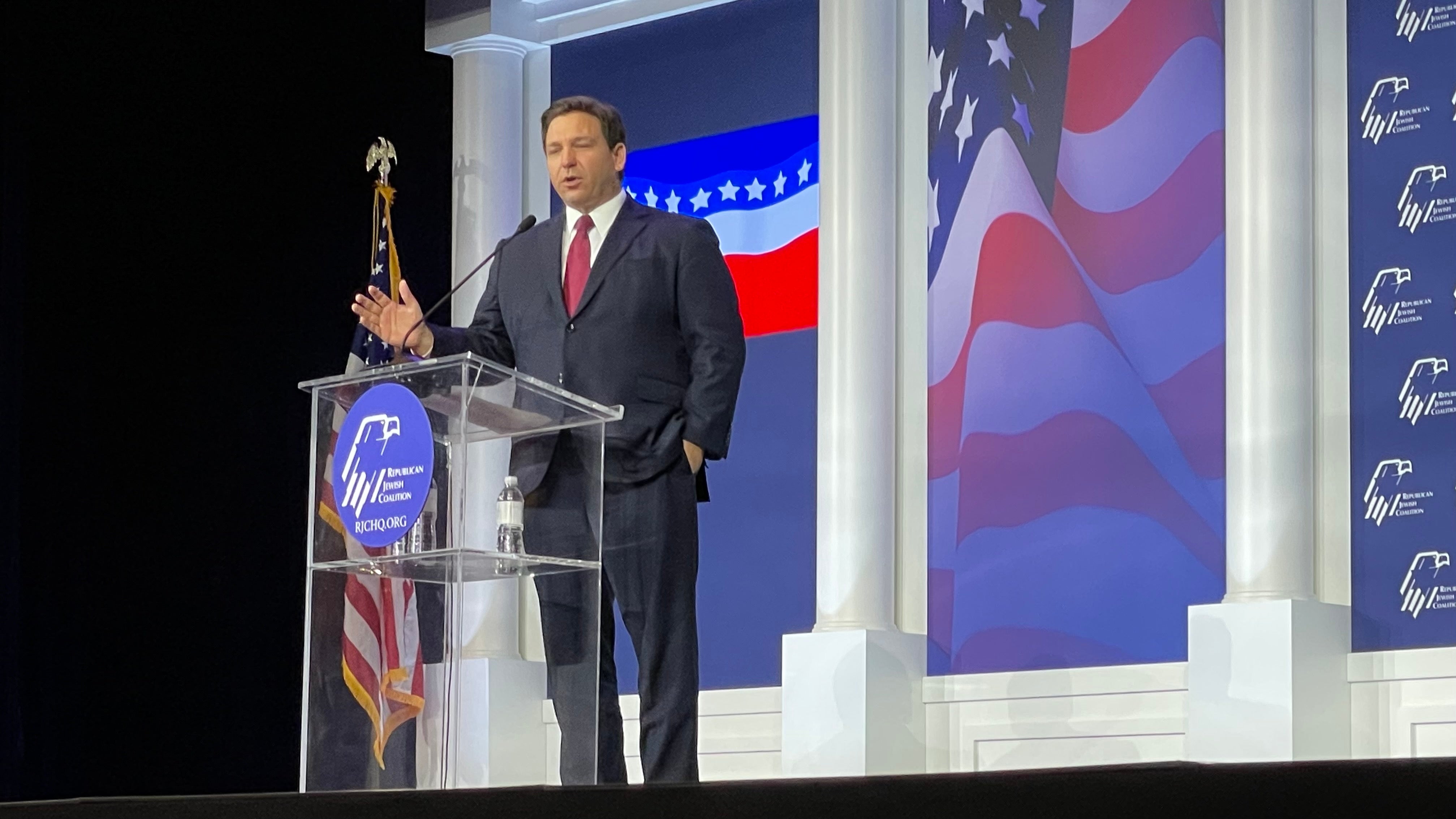 DeSantis, at major Republican gathering, vows he’s ‘only begun to fight’