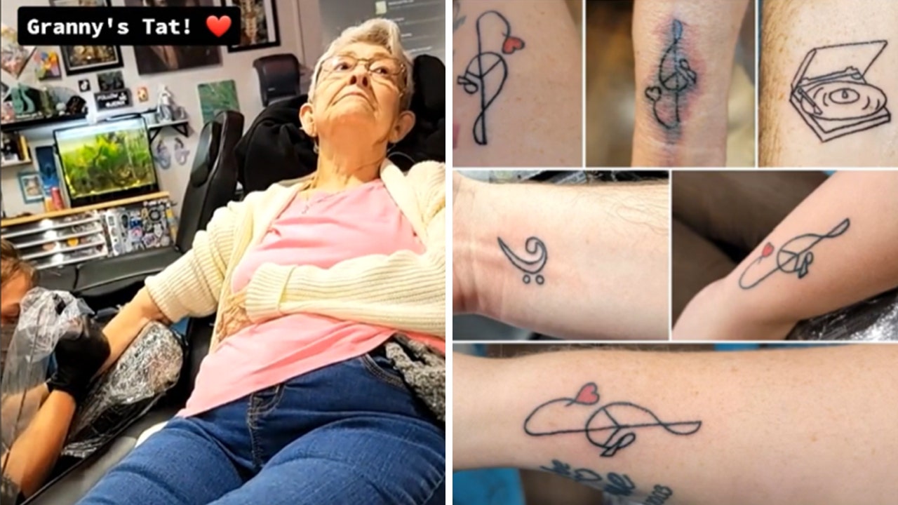 Granddaughter shares 82-year-old grandma getting 1st tattoo on TikTok | Fox  News