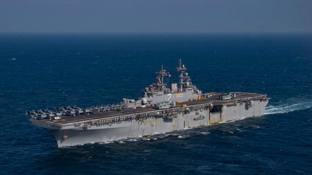Iran releases footage of helicopter approaching USS Essex, blasted for ‘unsafe’ conduct