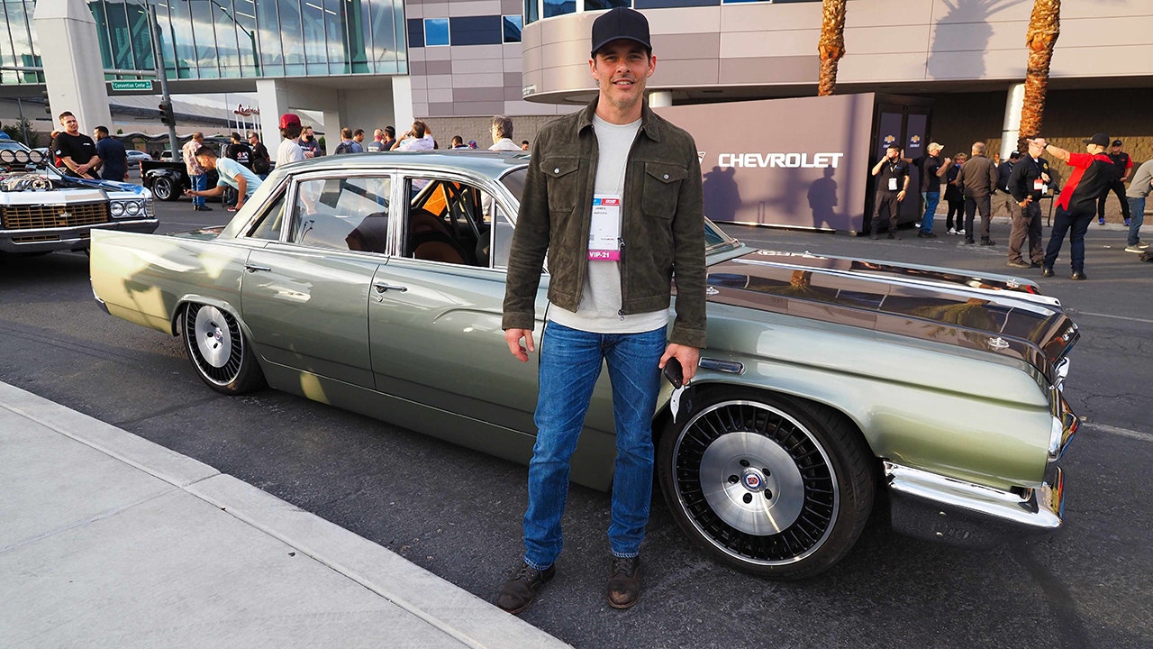 Movie star's battery-powered Buick Electra electrifies Las Vegas
