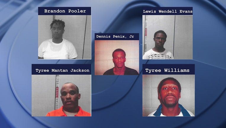 Georgia inmates with violent histories, including 2 murder suspects, on the loose after escaping prison