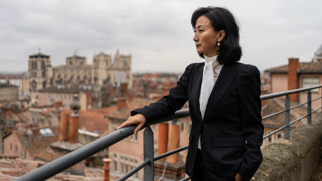 Grace Meng em Lyon, região central da França, terça-feira, 16 de novembro de 2021.