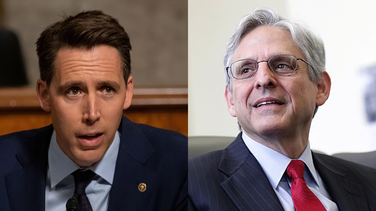 Hawley says Garland will go down as 'one of the worst' AGs in US history