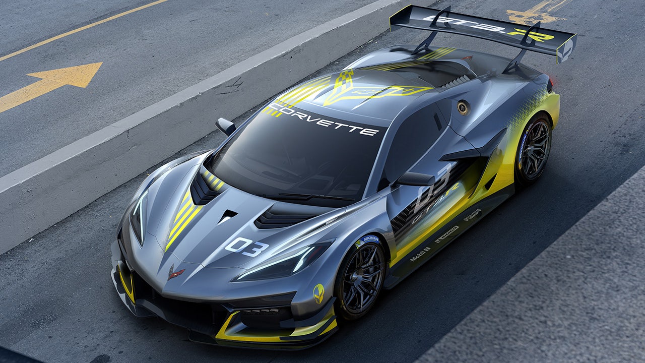 The Corvette Z06 GT3.R is a street-illegal race car Chevy will sell for 2024