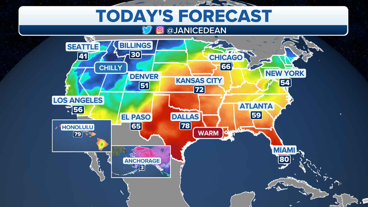 Snow forecast in northern Plains as severe weather possible for Midwest, Mississippi Valley