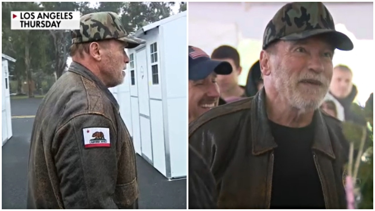 Arnold Schwarzenegger donates 25 tiny homes to homeless California veterans – Fox News