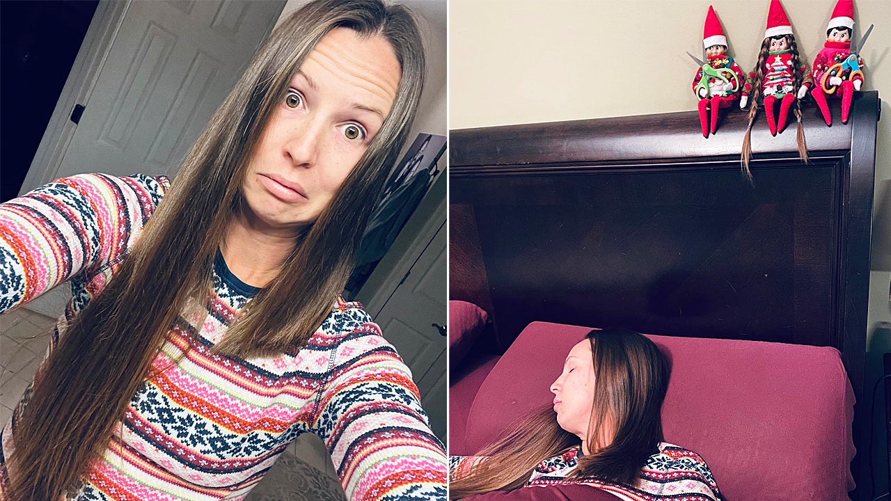 Mom shares hilarious 'Elf on the Shelf' prank that left her with a brand new hairstyle