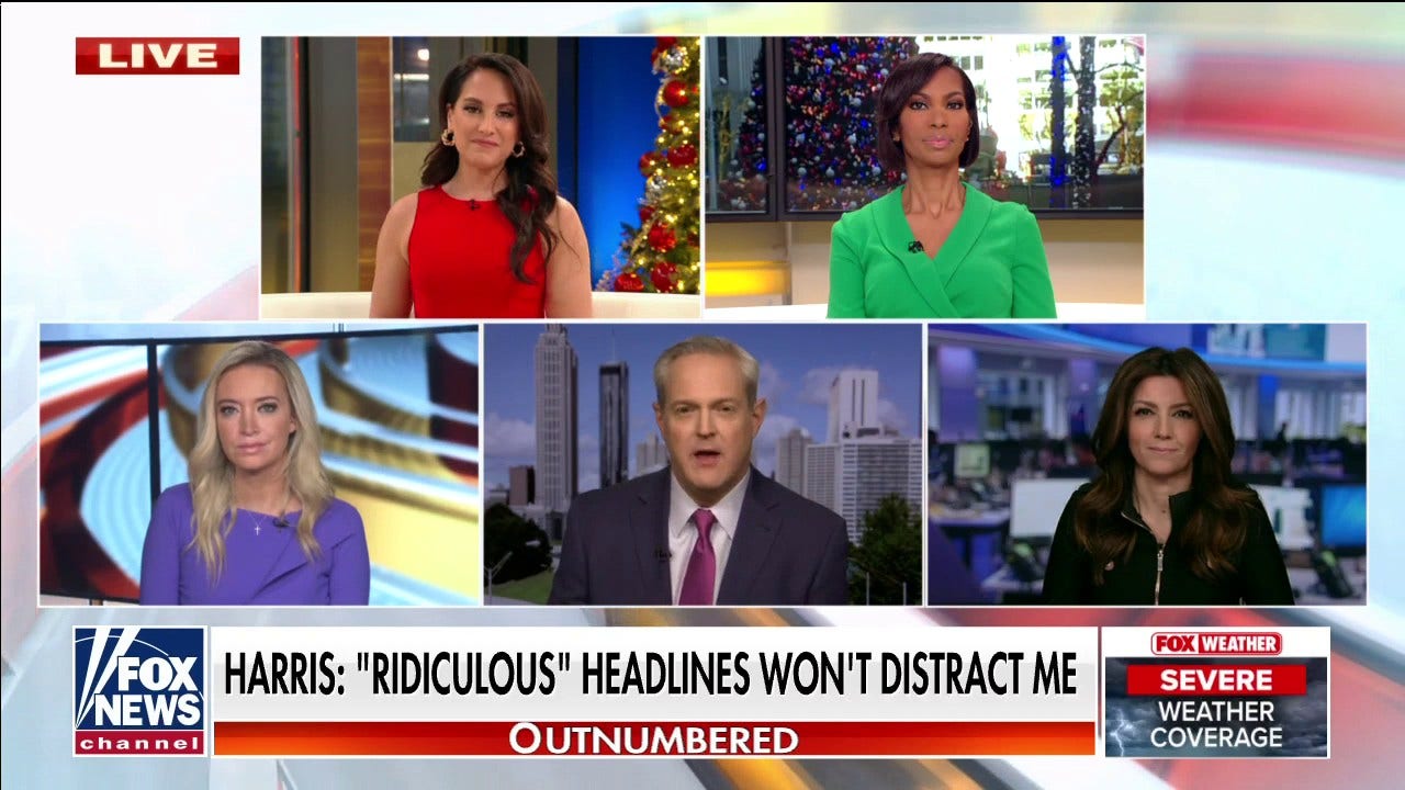 ‘Outnumbered’ eviscerates Kamala Harris for dismissing headlines on her office dysfunction