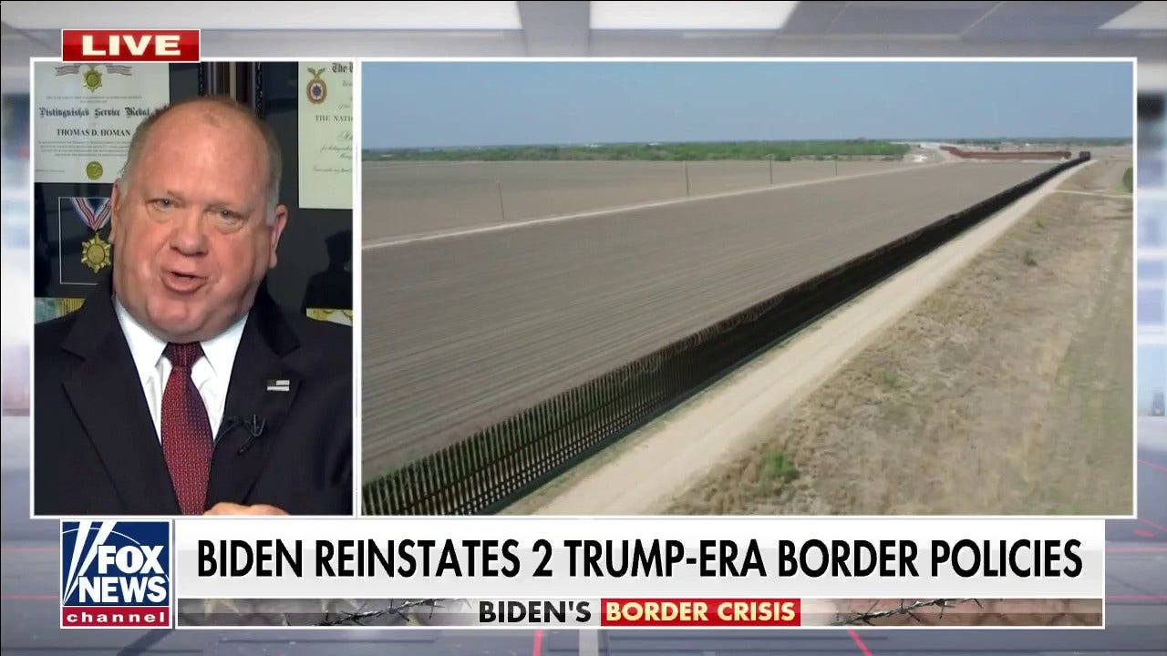 Homan: Biden systematically dismantled the most secure border America ever had
