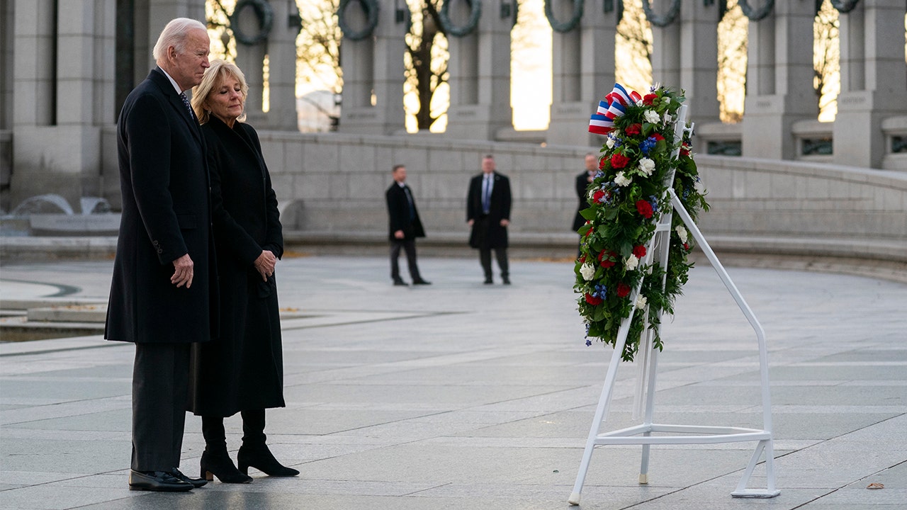 Bidens visit Pearl Harbor memorial, marking 80th anniversary of attack