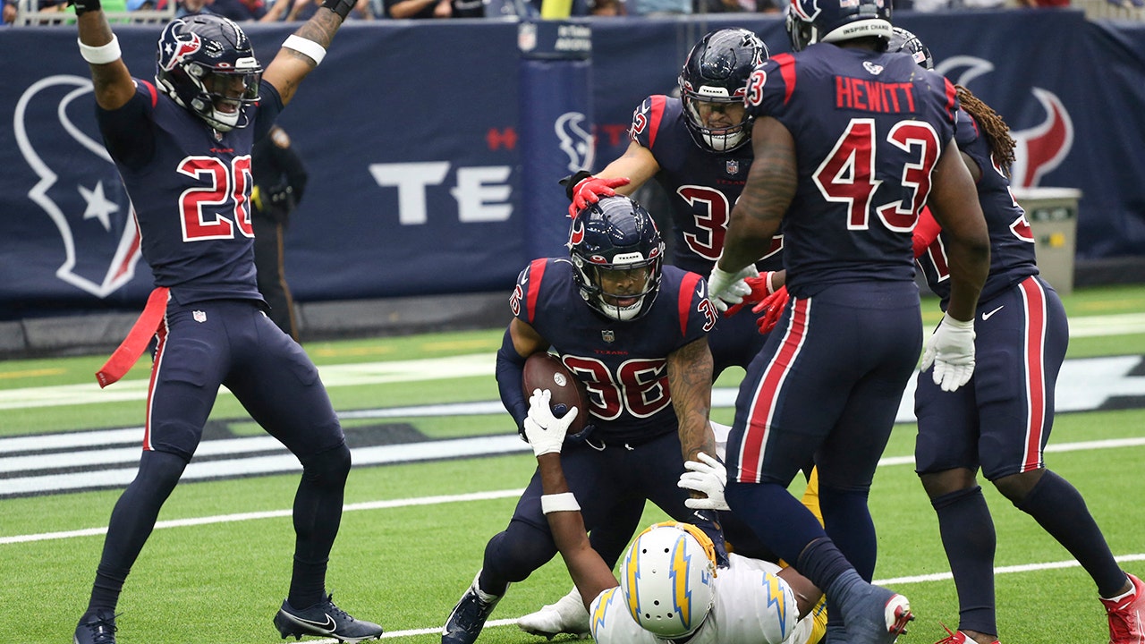 Houston Texans defensive back Jonathan Owens (36) during an NFL