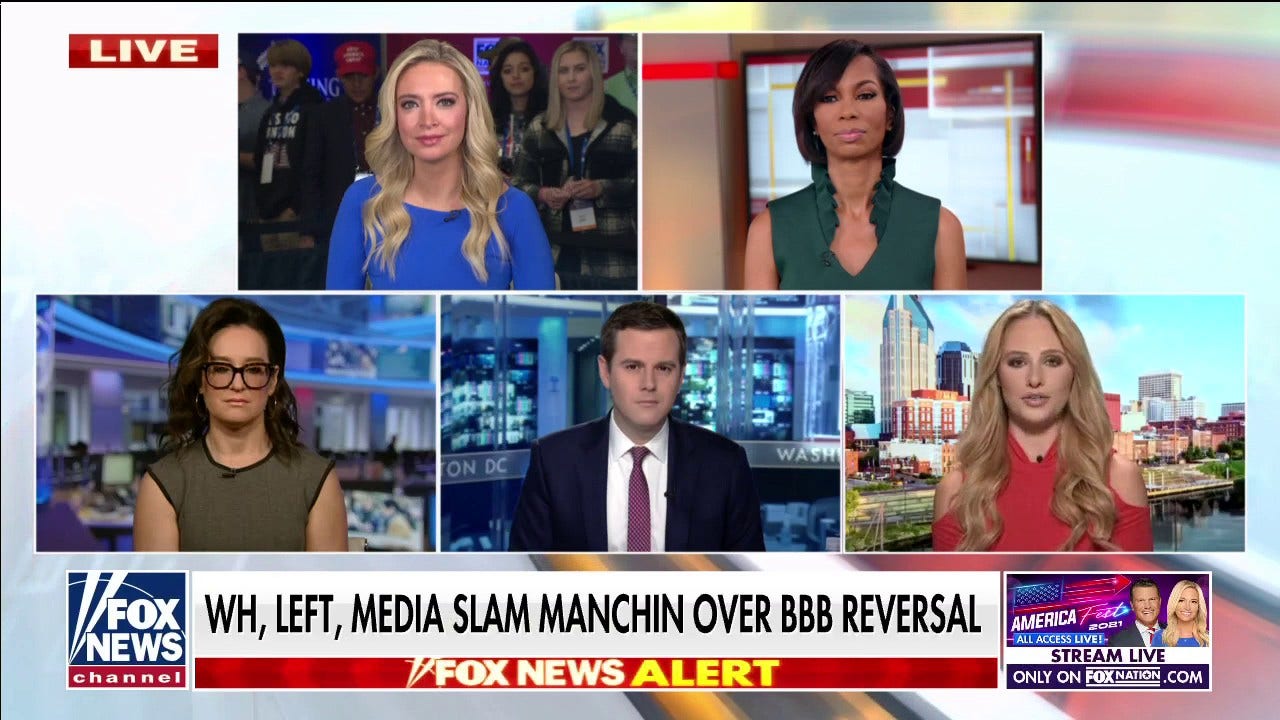 Tomi Lahren on the left slamming Joe Manchin: Many ‘forgotten Americans’ are with him