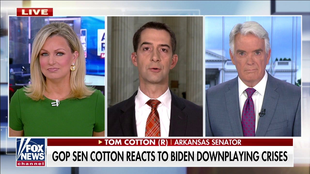 Sen. Tom Cotton: Biden is in denial about what his policies have done to America