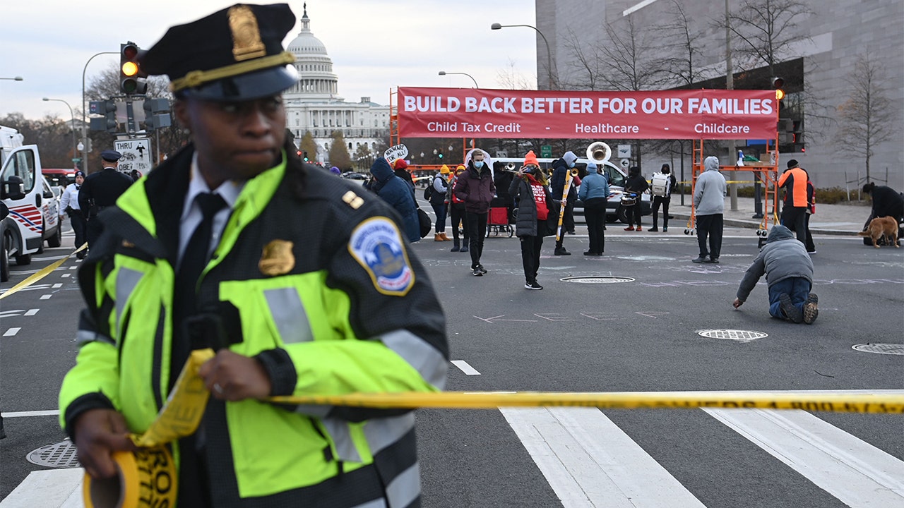 Left Wing Shutdown Dc Protest Blocks Traffic Around Nations Capital Fox News 