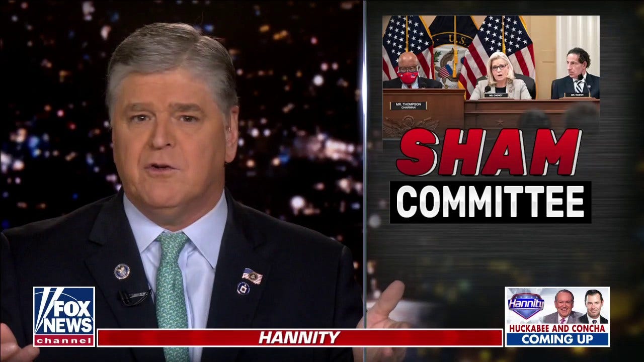 Sean Hannity on release of Jan. 6 text message to Mark Meadows: A weak attempt by Liz Cheney to smear me