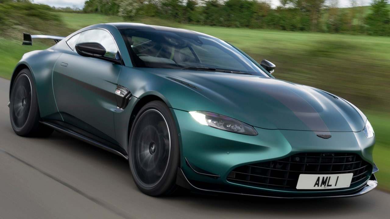 Aston Martin reveals 'final' V12-powered Vantage before electric motors kill it