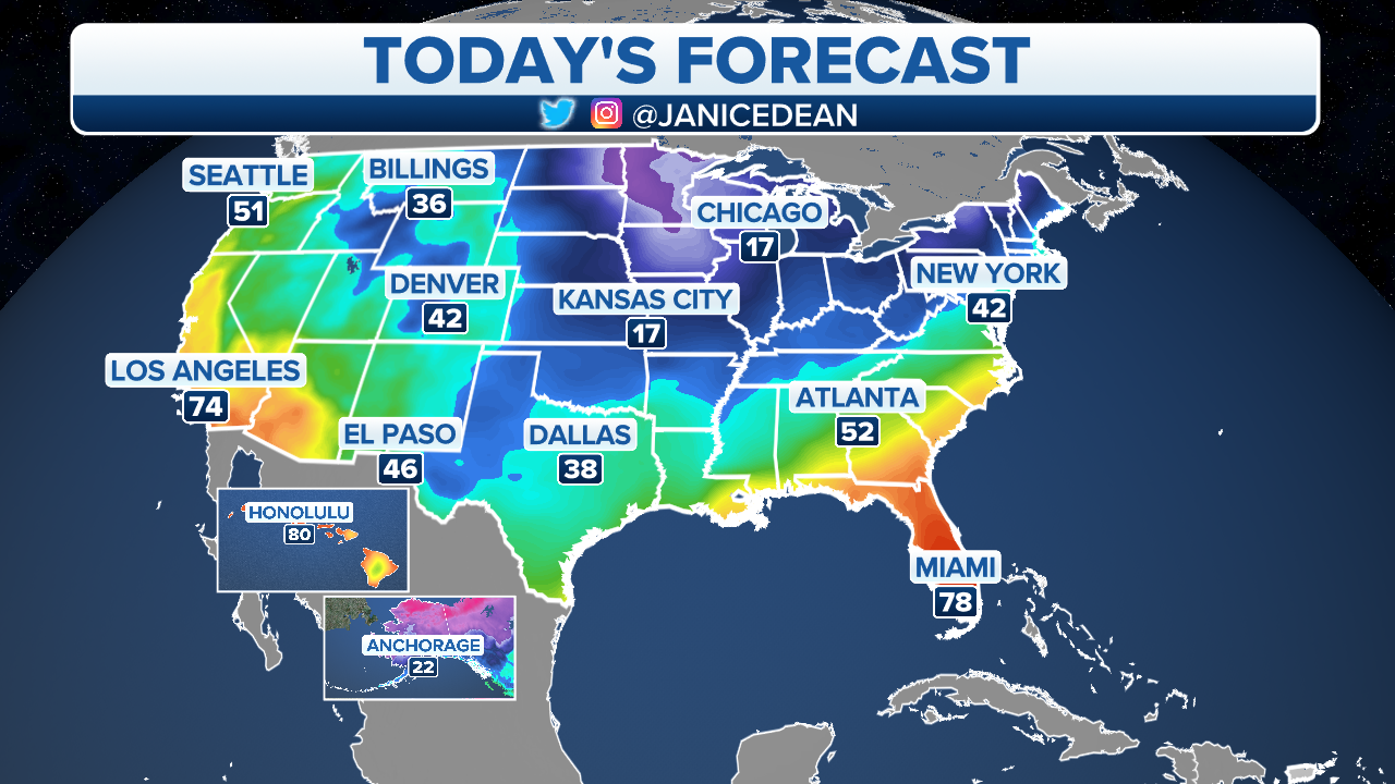 Winter weather forecast for Gulf Coast; snow and ice expected in Mid