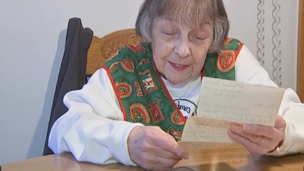 American soldier's World War II letter to his mother is delivered to