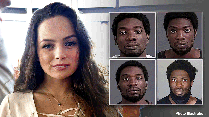 Brianna Kupfer and and her alleged killer's mugshots.