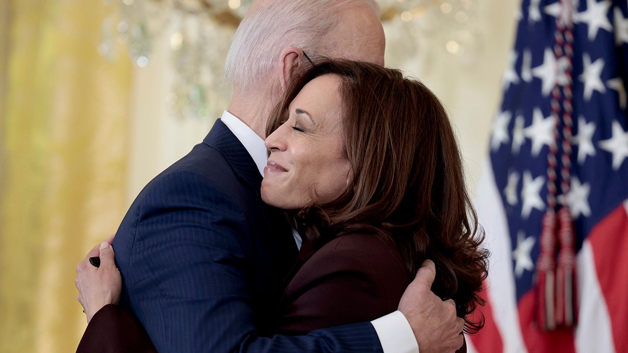 Biden goes over the top praising Kamala Harris: 'I love you'