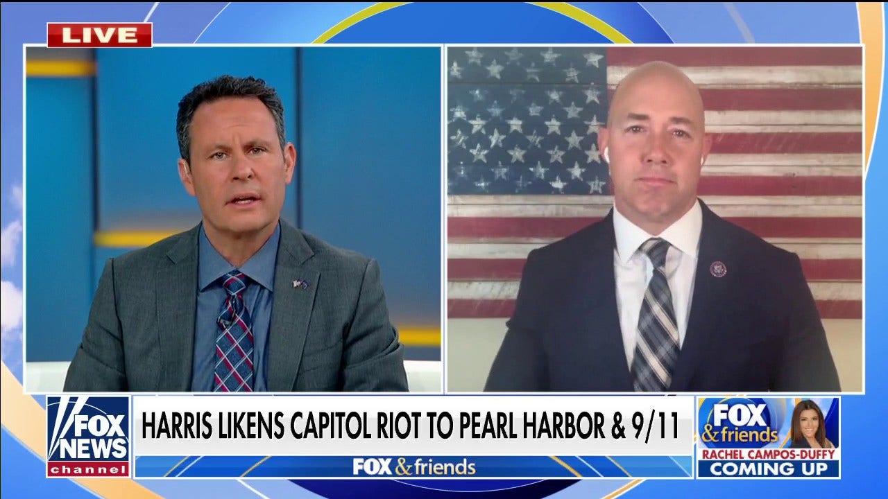 Brian Mast says Biden, Harris&apos; Jan. 6 remarks can be summed up with one word: &apos;Hypocrisy&apos;