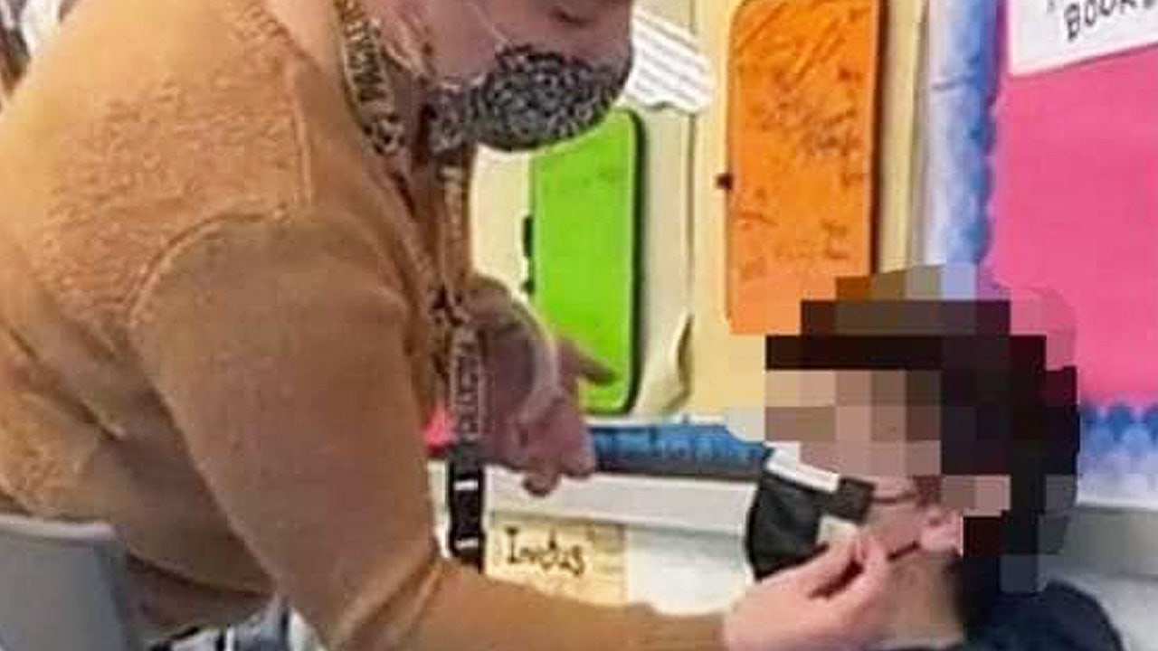 Pennsylvania parents outraged after school employee tapes mask to child’s face