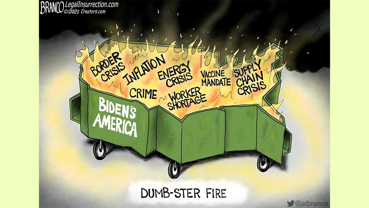 Political cartoon of the day: Best of political cartoons: Dumpster-fire