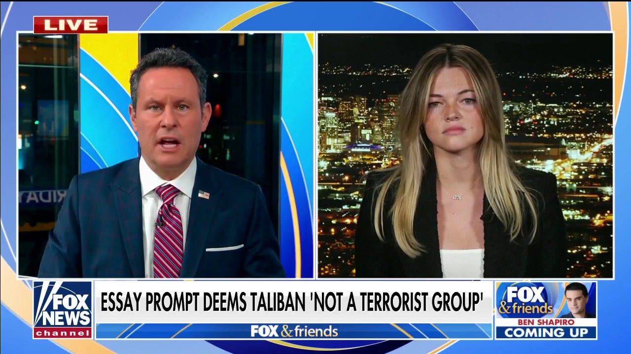 Student ‘completely shocked’ by woke professor's assignment on why Taliban are not terrorists