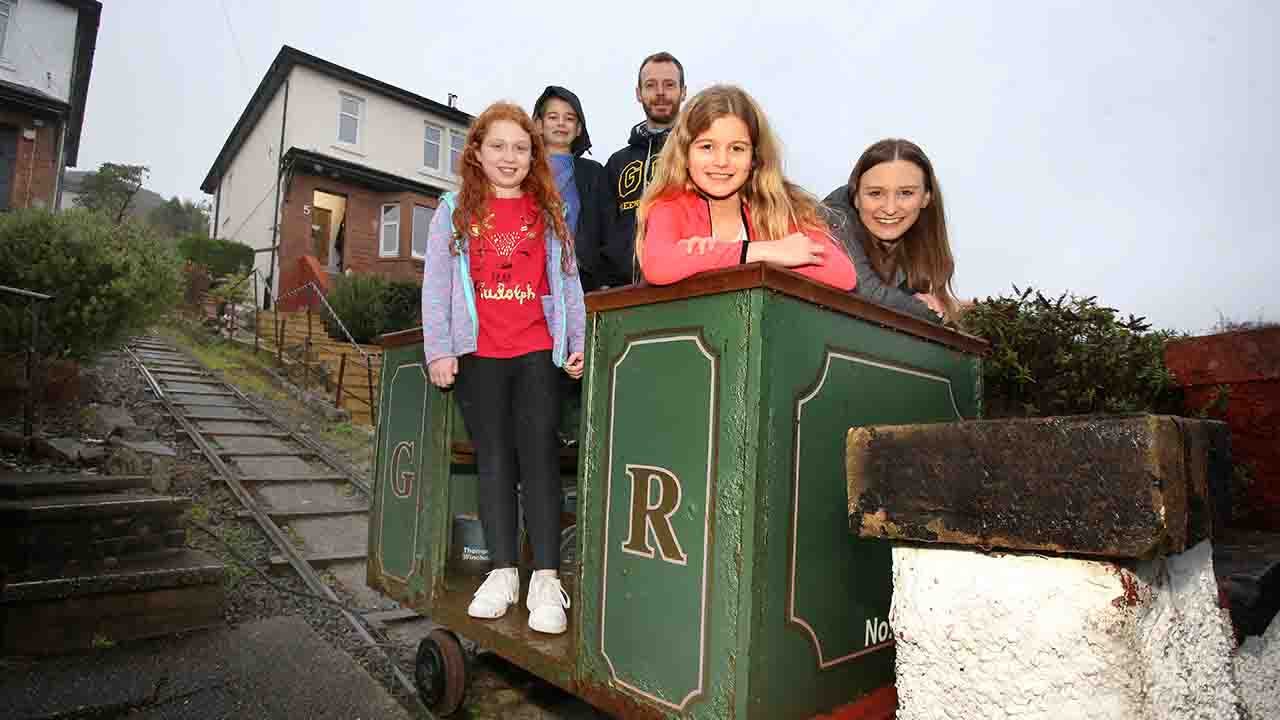 Family has one of Britain&apos;s smallest cable railways at their house