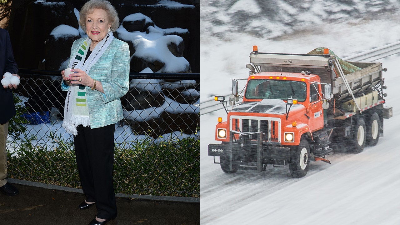 Betty White-out? Michigan names snowplow after legendary actress