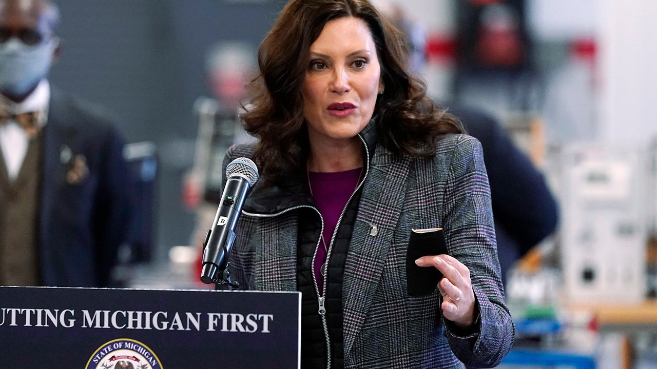 Michigan’s Whitmer isolating from husband after he tests positive for COVID-19